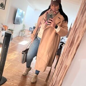 Anne Klein Women's Camel Trench Coat